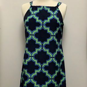 Crown & Ivy Navy Print Dress